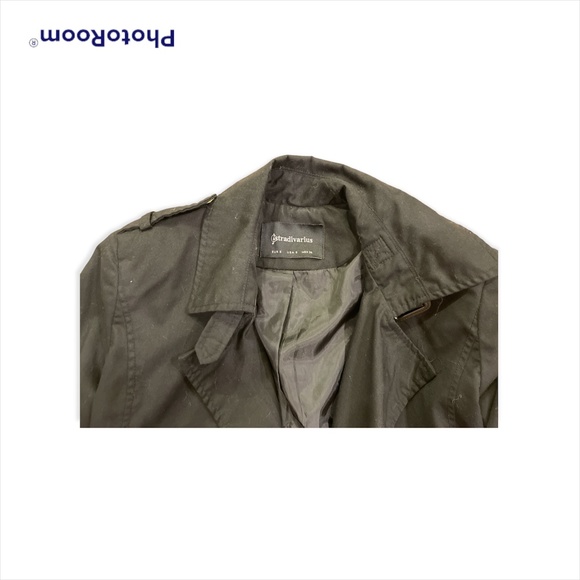 Stradivarius Black Trench Size S - Picture 10 of 10